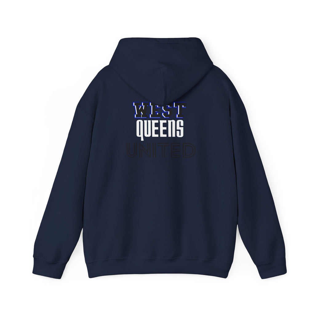 West Queens United Hoodie – Retro Varsity Logo Pullover