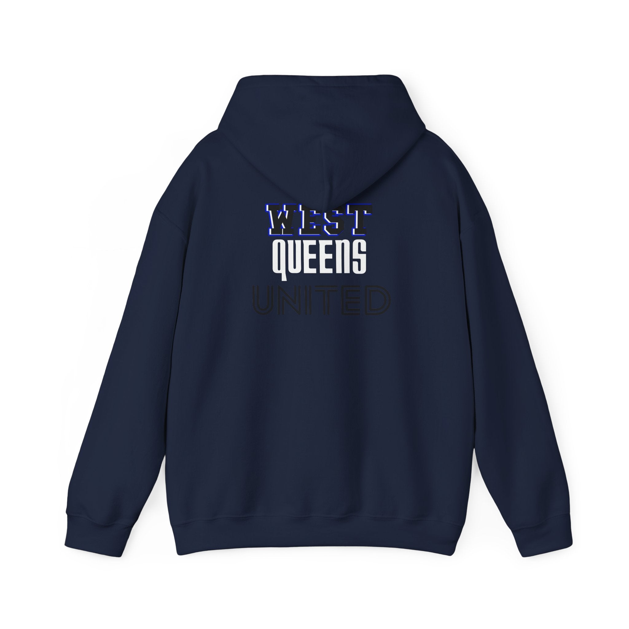 West Queens United Hoodie – Retro Varsity Logo Pullover