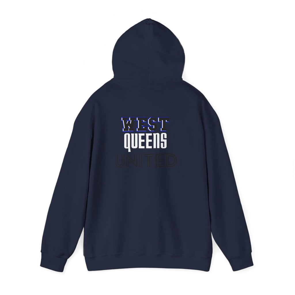 West Queens United Hoodie – Retro Varsity Logo Pullover