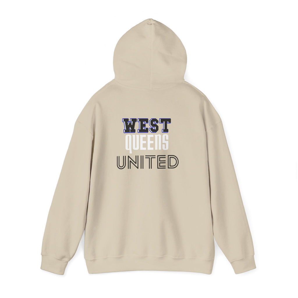 West Queens United Hoodie – Retro Varsity Logo Pullover