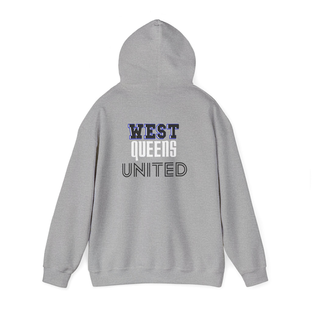 West Queens United Hoodie – Retro Varsity Logo Pullover